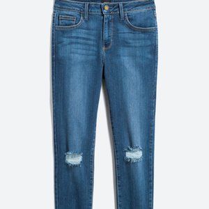 Emmerson Distressed Released Hem Skinny Jean